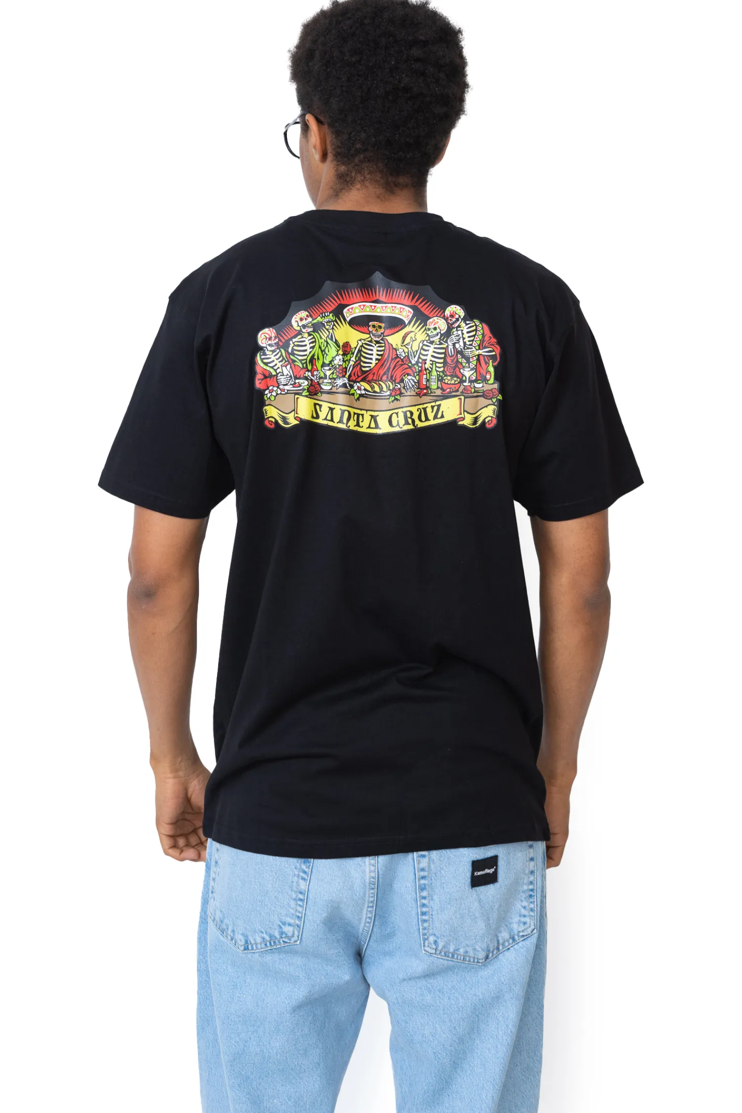 Santa Cruz Skateboards Koszulka Santa Cruz Guzman Dead Diners- T-shirty