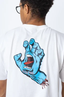 Santa Cruz Skateboards Koszulka Santa Cruz Screaming Hand Chest- T-shirty