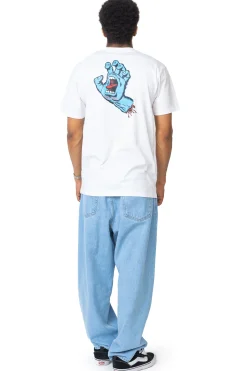 Santa Cruz Skateboards Koszulka Santa Cruz Screaming Hand Chest- T-shirty