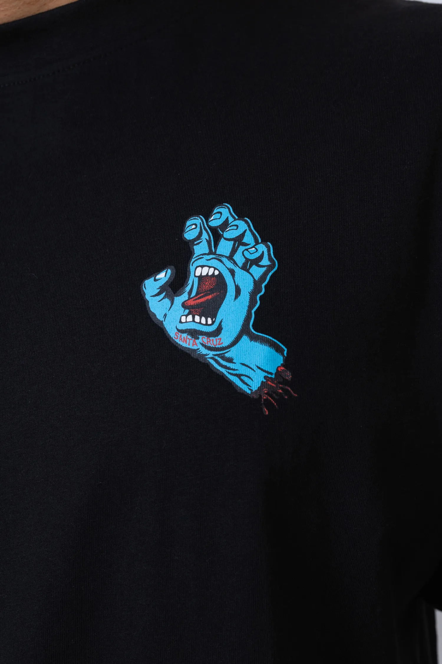 Santa Cruz Skateboards Koszulka Santa Cruz Screaming Hand Chest- T-shirty