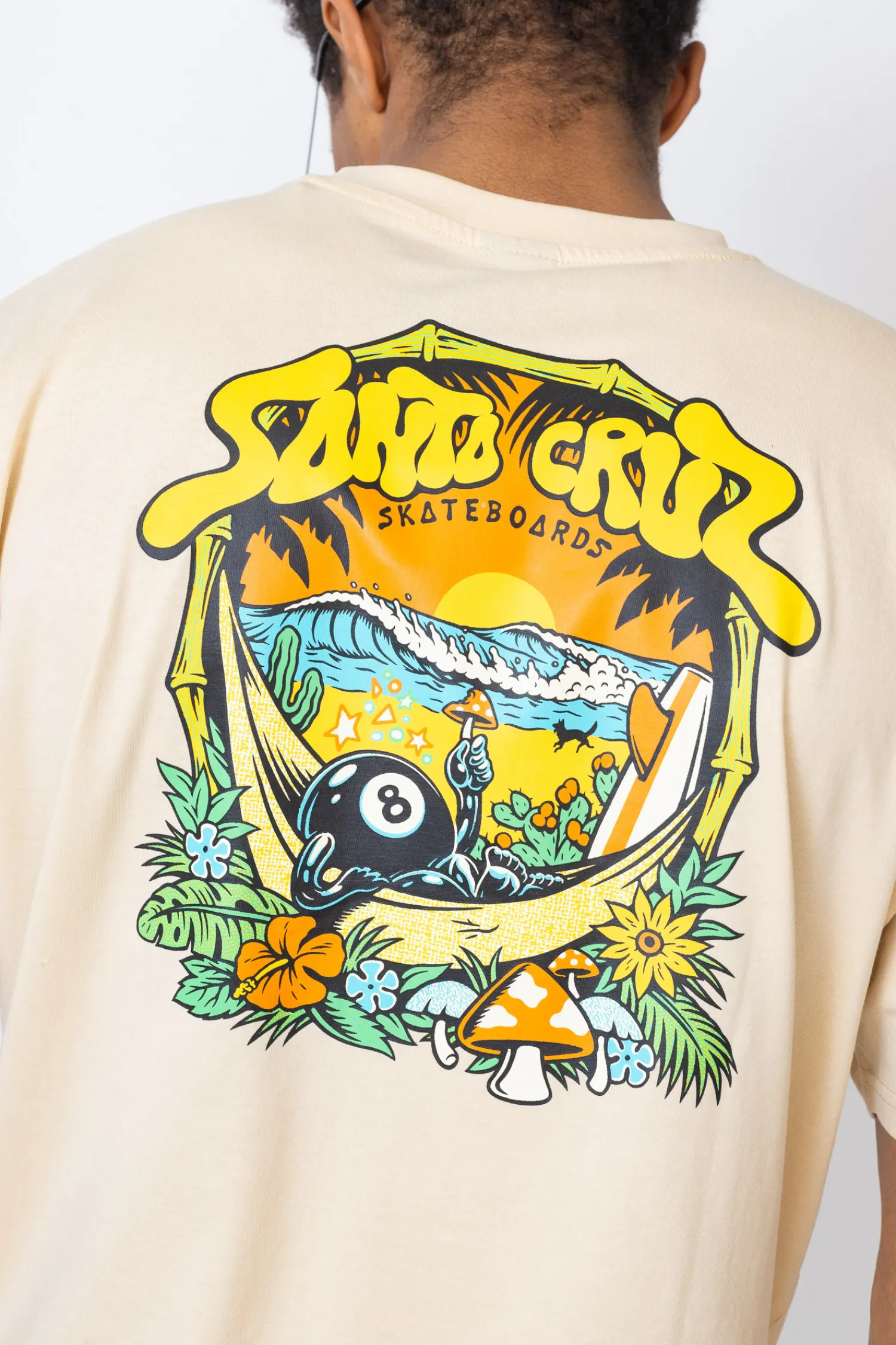 Santa Cruz Skateboards Koszulka Santa Cruz Winkowski 8Baller Trip- T-shirty