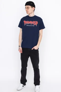 Thrasher Skateboard Mag. Koszulka Thrasher Jagged Logo- T-shirty