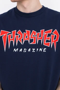 Thrasher Skateboard Mag. Koszulka Thrasher Jagged Logo- T-shirty