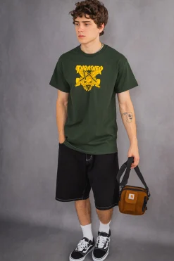 Thrasher Skateboard Mag. Koszulka Thrasher x Antihero Eaglegram- Thrasher Magazine X Antihero|T-shirty