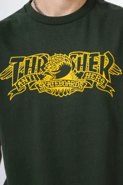 Thrasher Skateboard Mag. Koszulka Thrasher x Antihero Mag Banner- Thrasher Magazine X Antihero|T-shirty