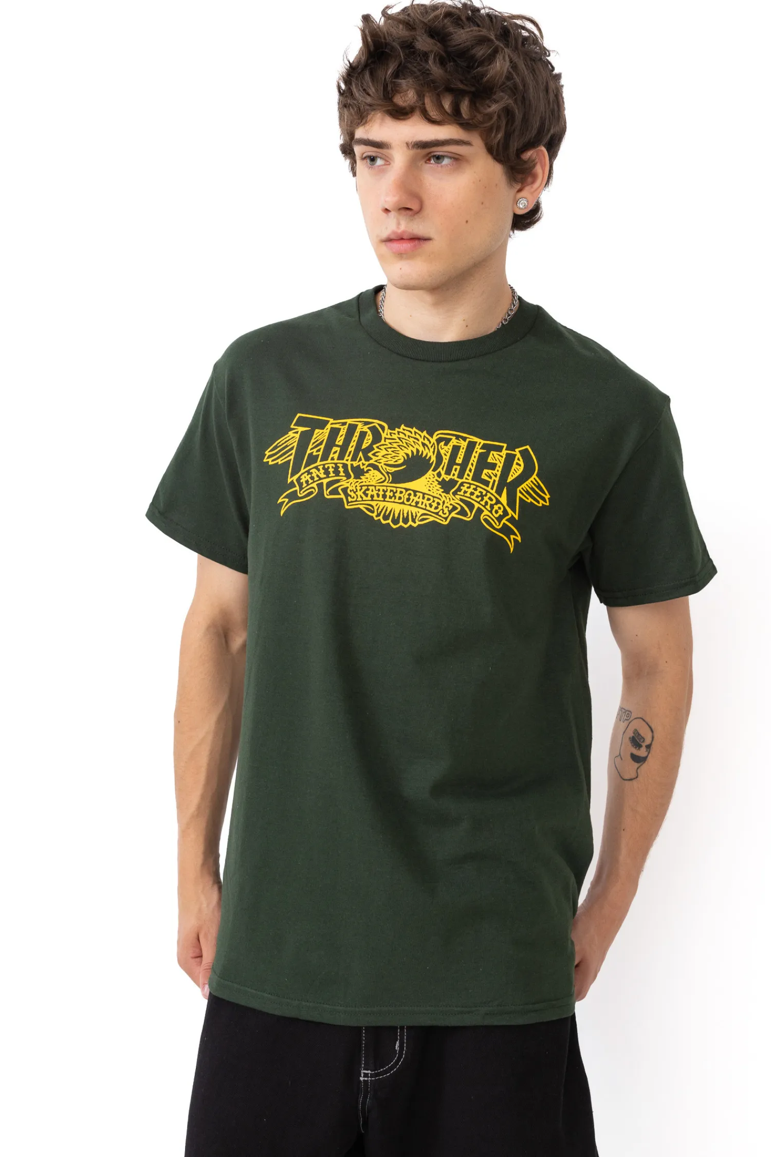 Thrasher Skateboard Mag. Koszulka Thrasher x Antihero Mag Banner- Thrasher Magazine X Antihero|T-shirty