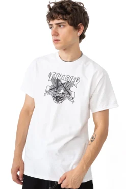 Thrasher Skateboard Mag. Koszulka Thrasher x Antihero Eaglegram- Thrasher Magazine X Antihero|T-shirty