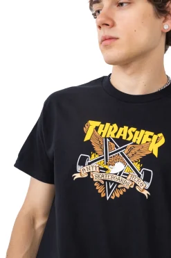 Thrasher Skateboard Mag. Koszulka Thrasher x Antihero Eaglegram- Thrasher Magazine X Antihero|T-shirty