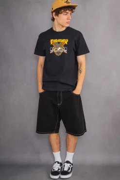 Thrasher Skateboard Mag. Koszulka Thrasher x Antihero Eaglegram- Thrasher Magazine X Antihero|T-shirty