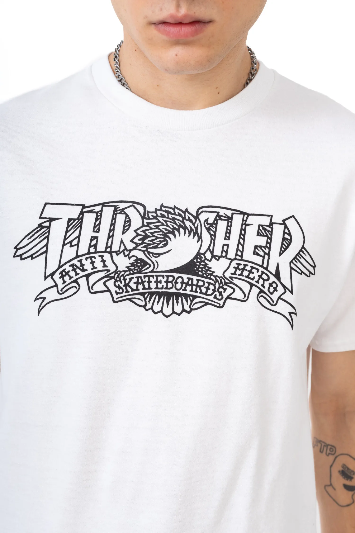 Thrasher Skateboard Mag. Koszulka Thrasher x Antihero Mag Banner- Thrasher Magazine X Antihero|T-shirty