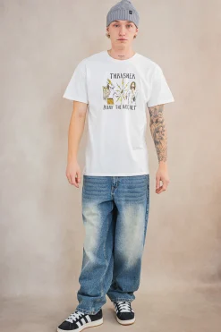 Thrasher Skateboard Mag. Koszulka Thrasher x Toy Machine B.T.H.- Thrasher X Toy Machine|T-shirty