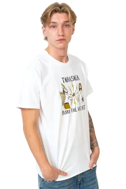 Thrasher Skateboard Mag. Koszulka Thrasher x Toy Machine B.T.H.- Thrasher X Toy Machine|T-shirty