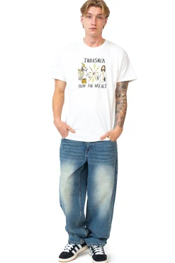 Thrasher Skateboard Mag. Koszulka Thrasher x Toy Machine B.T.H.- Thrasher X Toy Machine|T-shirty