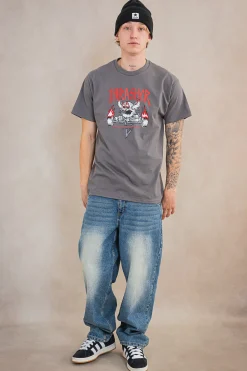 Thrasher Skateboard Mag. Koszulka Thrasher x Toy Machine Monster-Gram- Thrasher X Toy Machine|T-shirty