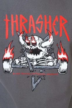 Thrasher Skateboard Mag. Koszulka Thrasher x Toy Machine Monster-Gram- Thrasher X Toy Machine|T-shirty