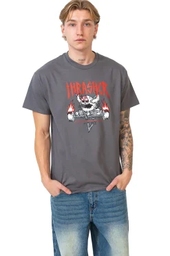 Thrasher Skateboard Mag. Koszulka Thrasher x Toy Machine Monster-Gram- Thrasher X Toy Machine|T-shirty