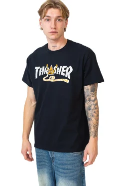 Thrasher Skateboard Mag. Koszulka Thrasher x Toy Machine Pyramid- Thrasher X Toy Machine|T-shirty