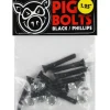 Pig Wheels Montażówki Pig Black Philips 1.0"- Montażówki Do Deskorolki
