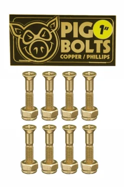 Pig Wheels Montażówki Pig Gold Phillips 1"- Montażówki Do Deskorolki