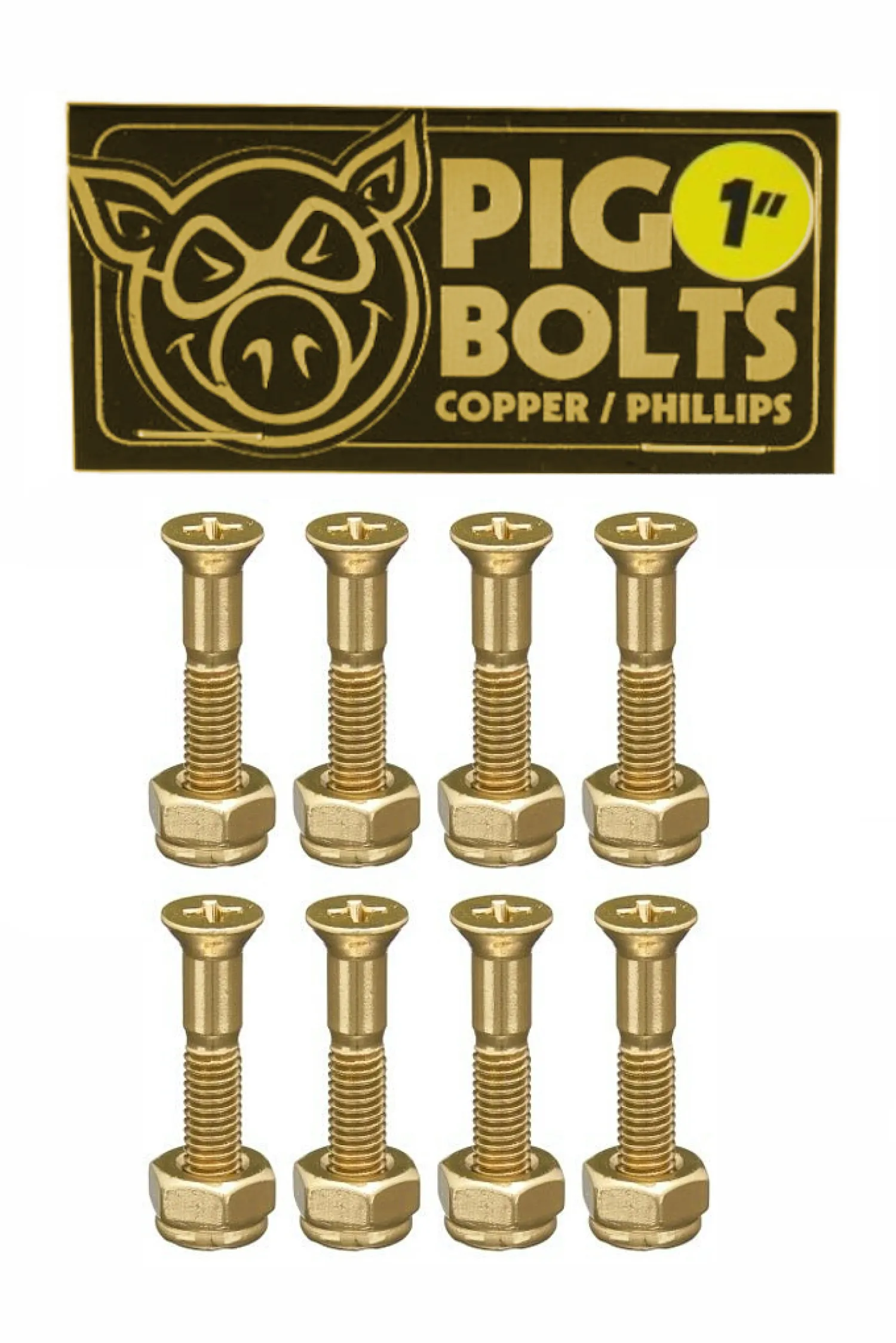 Pig Wheels Montażówki Pig Gold Phillips 1"- Montażówki Do Deskorolki