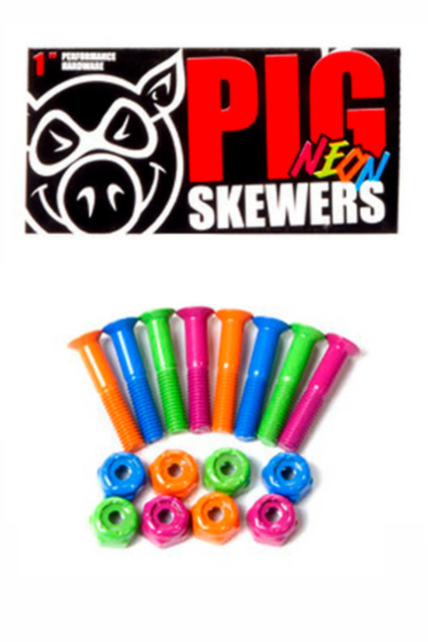 Pig Wheels Montażówki Pig Phillips Neon Skewers- Montażówki Do Deskorolki