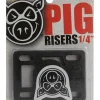 Pig Wheels Podkładki Pig Risers 1/4"- Podkładki Pod Trucków