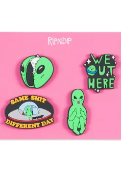 Ripndip Przypinki Do Butów We Out Here 4 Pak- Przypinki|Inne