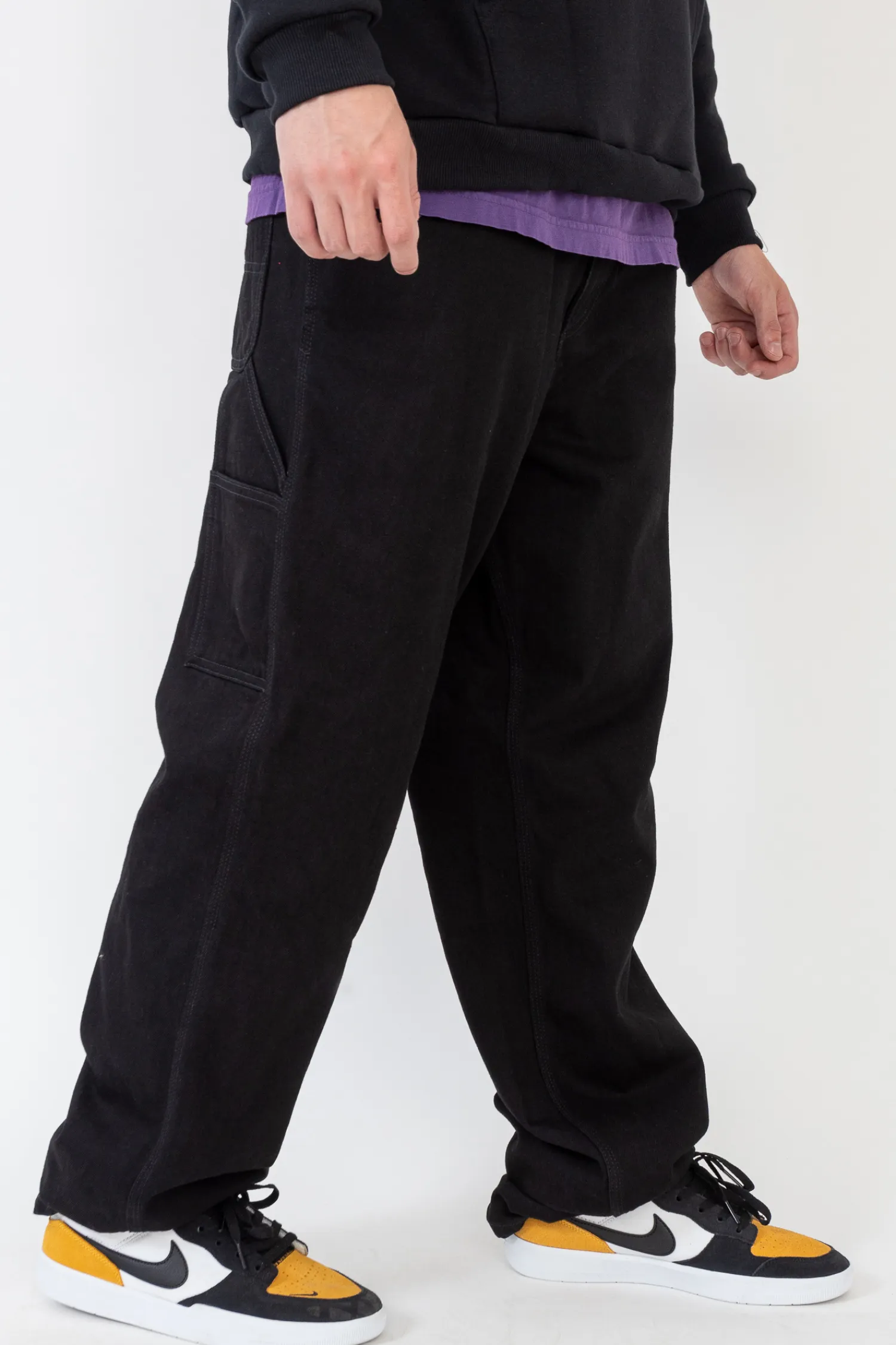 Carhartt WIP Spodnie Single Knee Jeans- Jeansy
