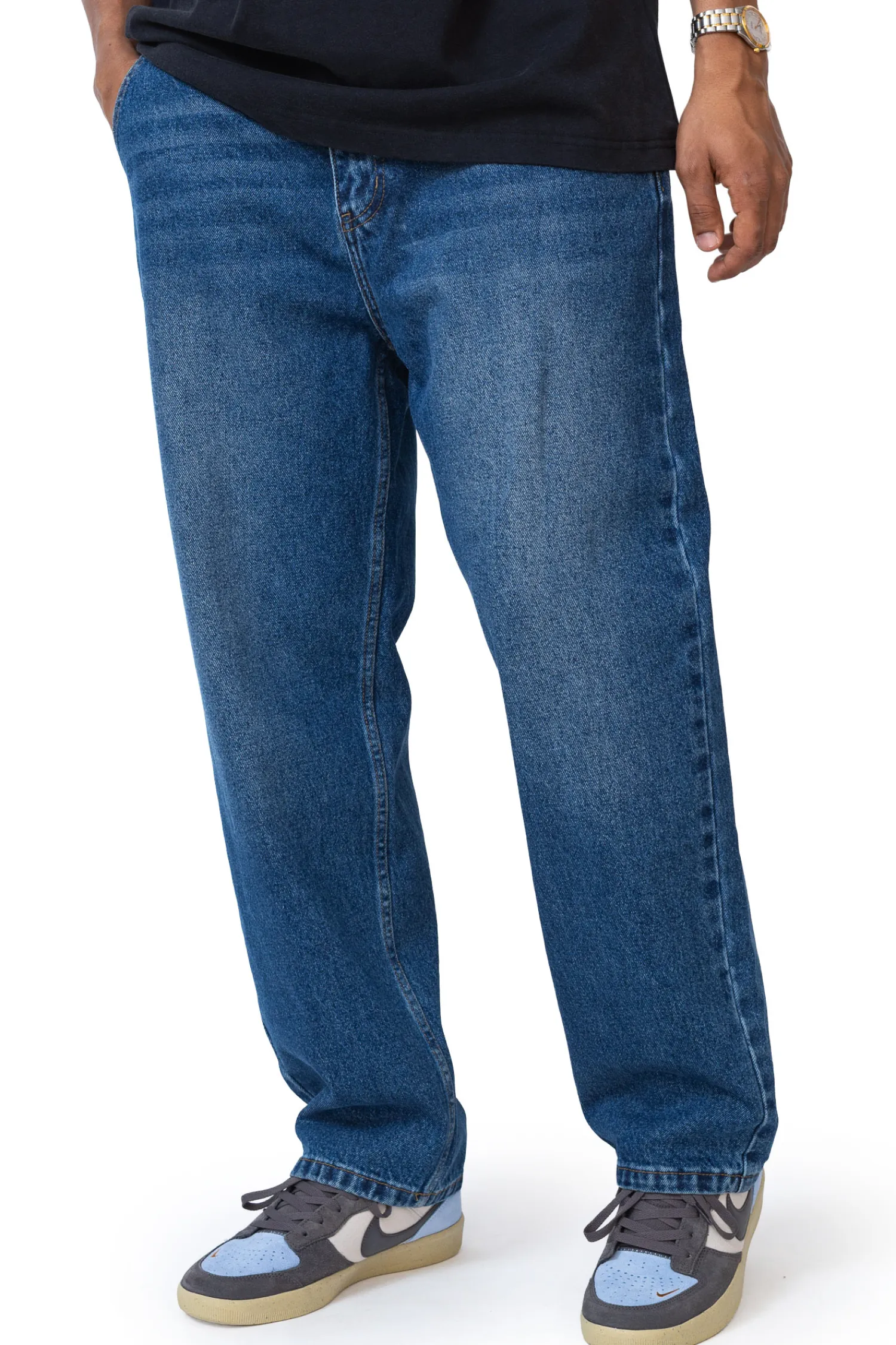 Prosto Spodnie Jeans Baggy Class99- Jeansy|Wszystkie Spodnie