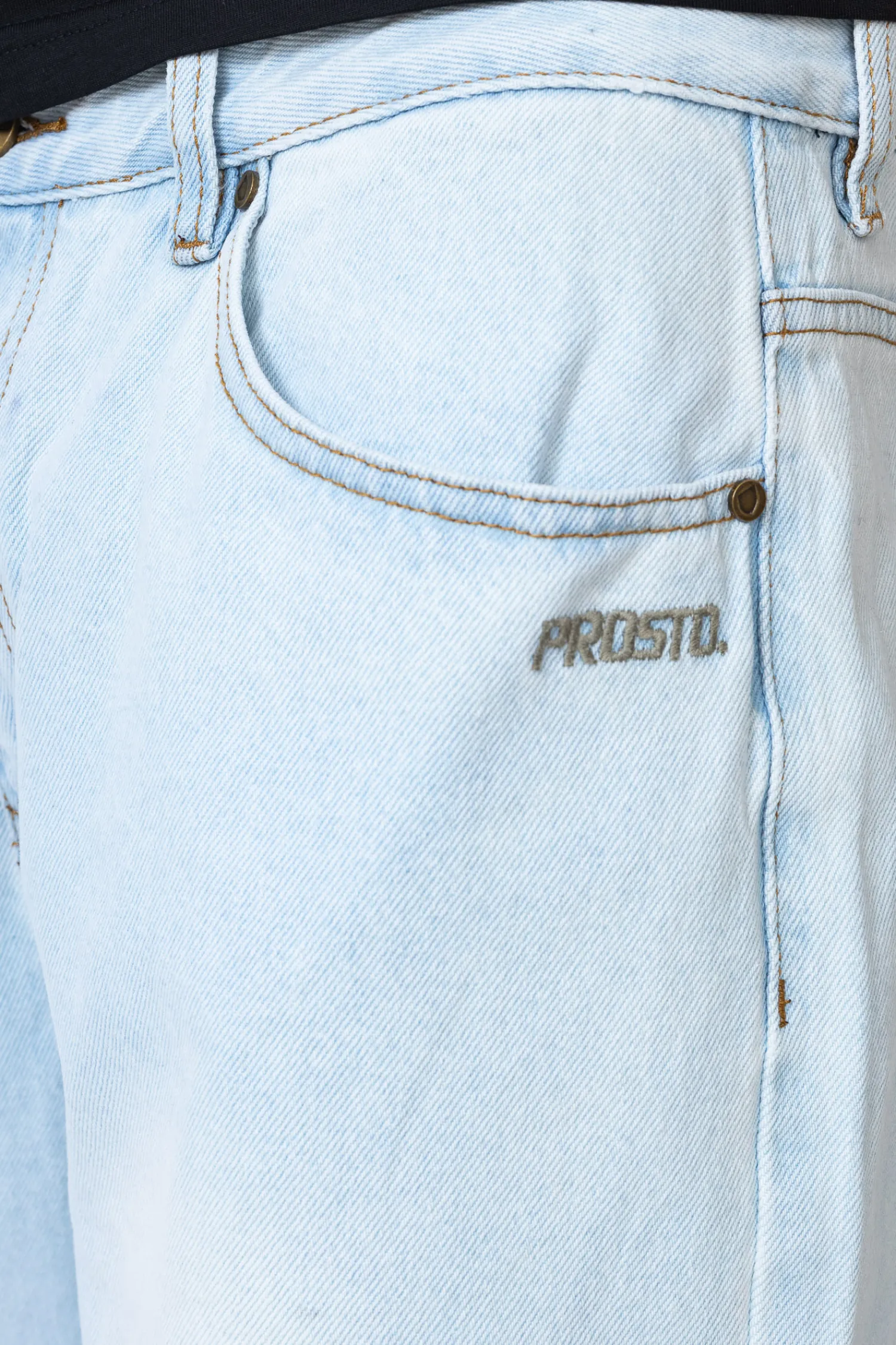 Prosto Spodnie Jeans Baggy Overdyed- Jeansy|Wszystkie Spodnie