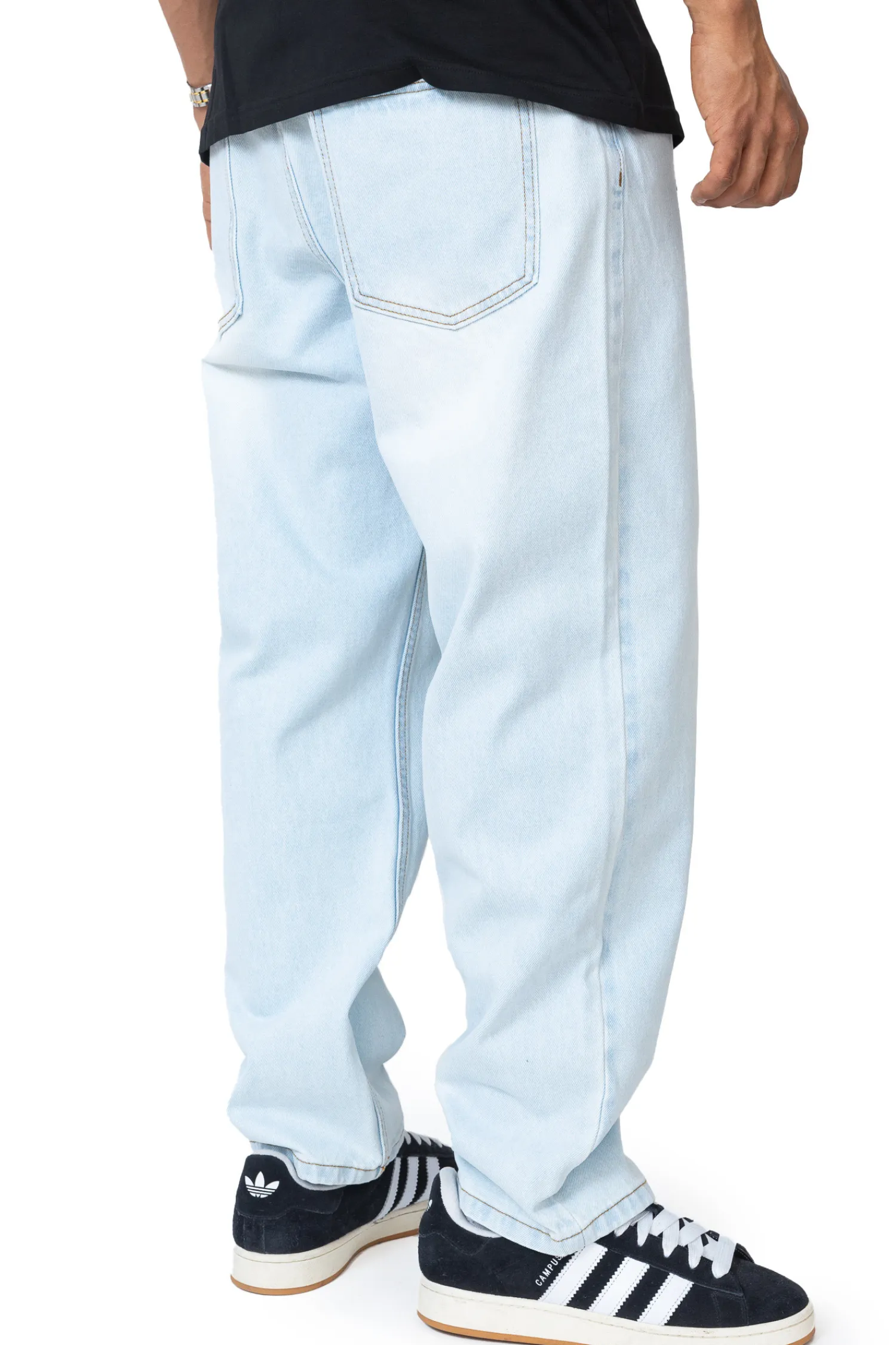 Prosto Spodnie Jeans Baggy Overdyed- Jeansy|Wszystkie Spodnie