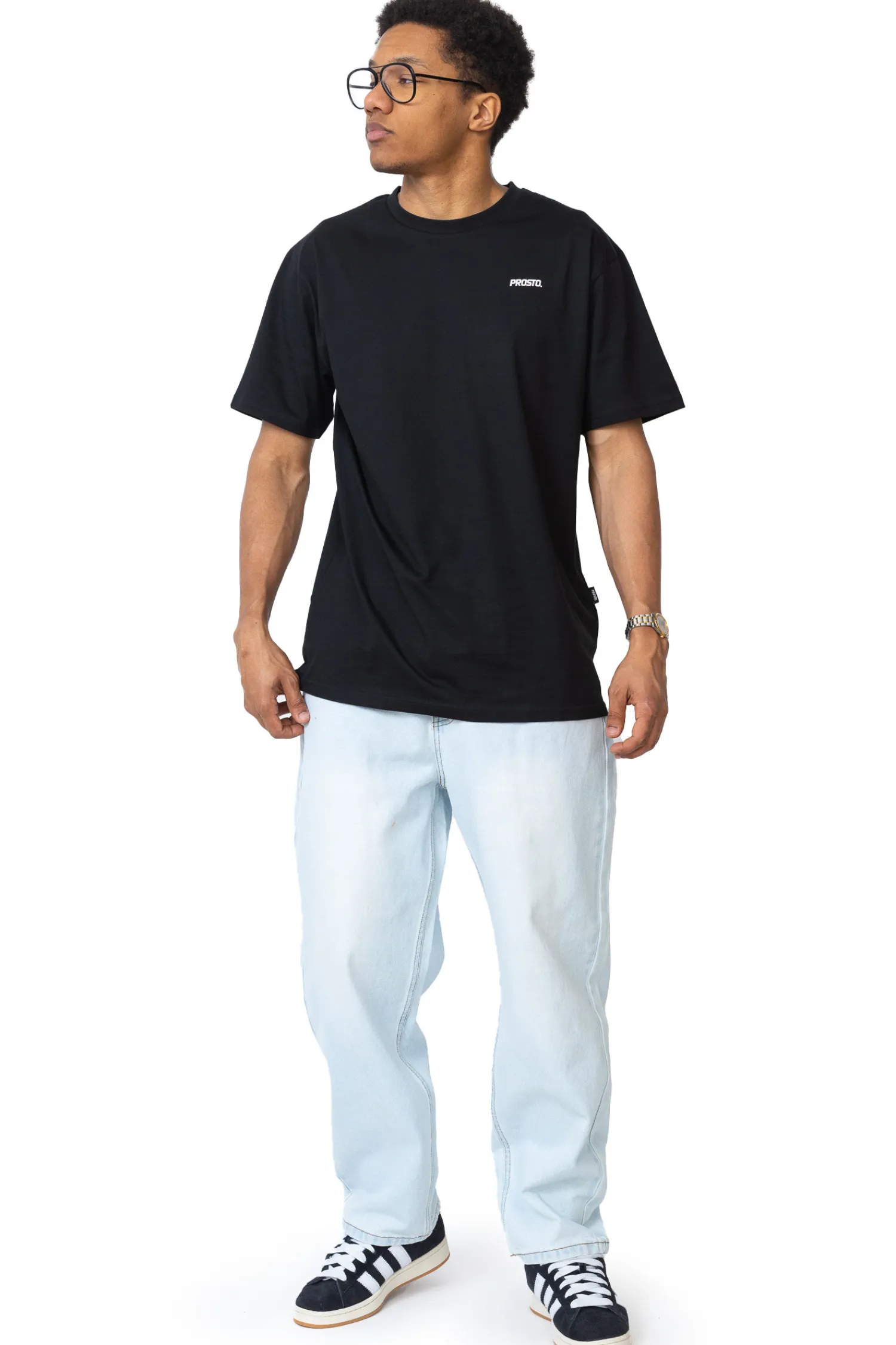 Prosto Spodnie Jeans Baggy Overdyed- Jeansy|Wszystkie Spodnie