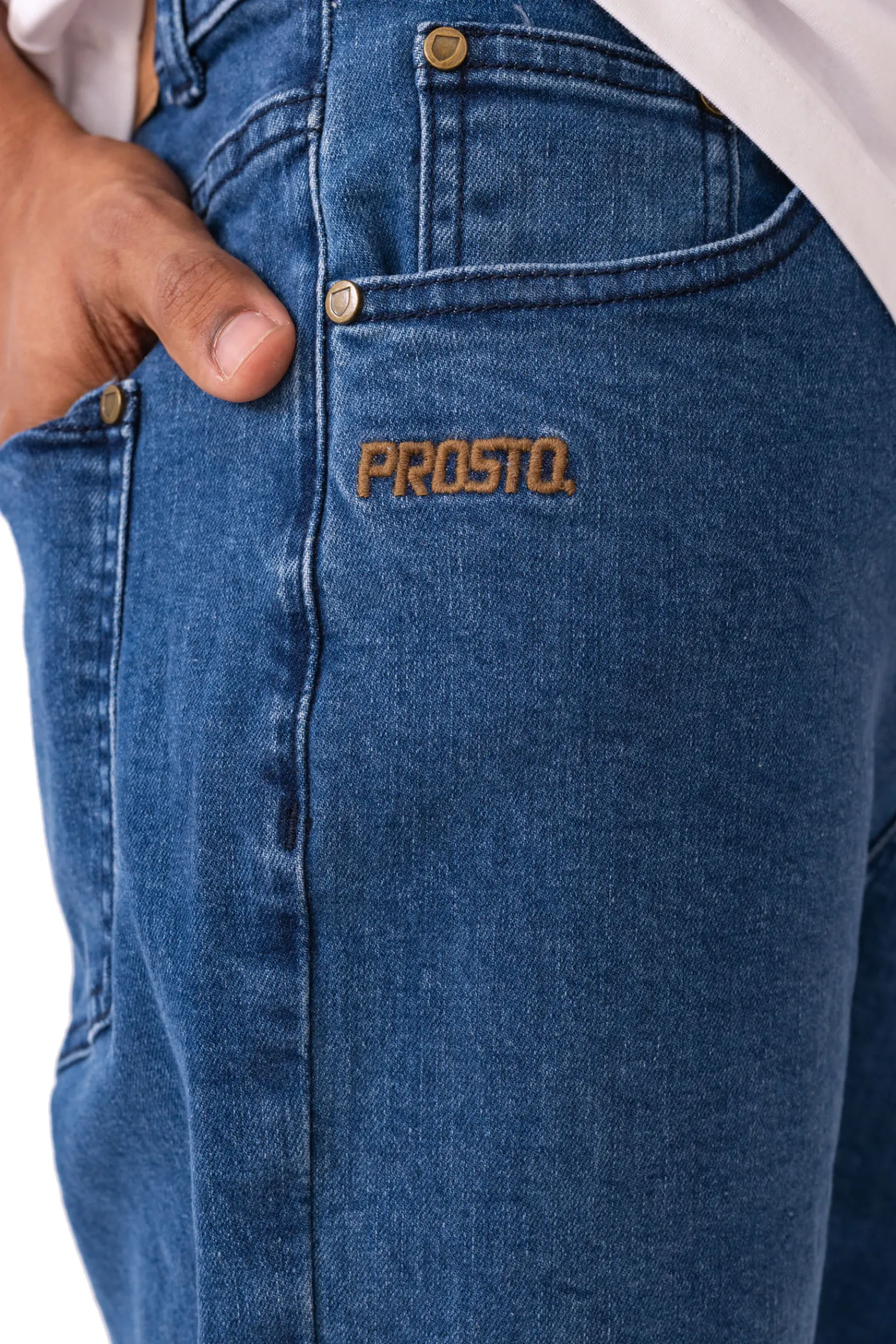 Prosto Spodnie Jeans Jogger Hees- Jeansy|Joggery