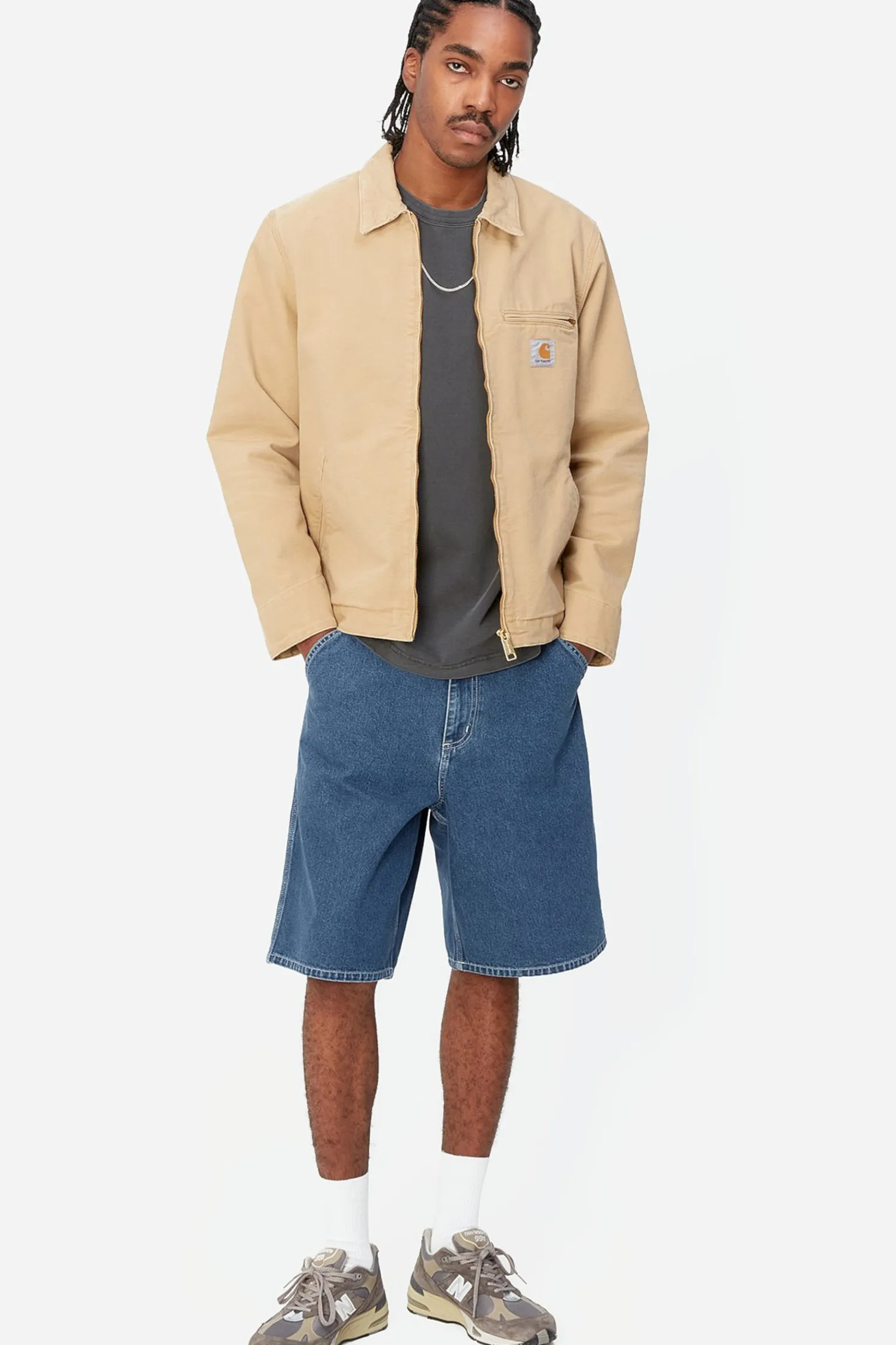 Carhartt WIP Szorty Simple- Szorty Jeansowe|Jorts