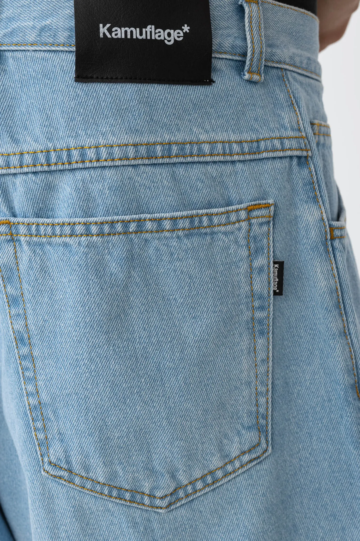 Kamuflage Szorty Way Too Big- Szorty Jeansowe|Jorts