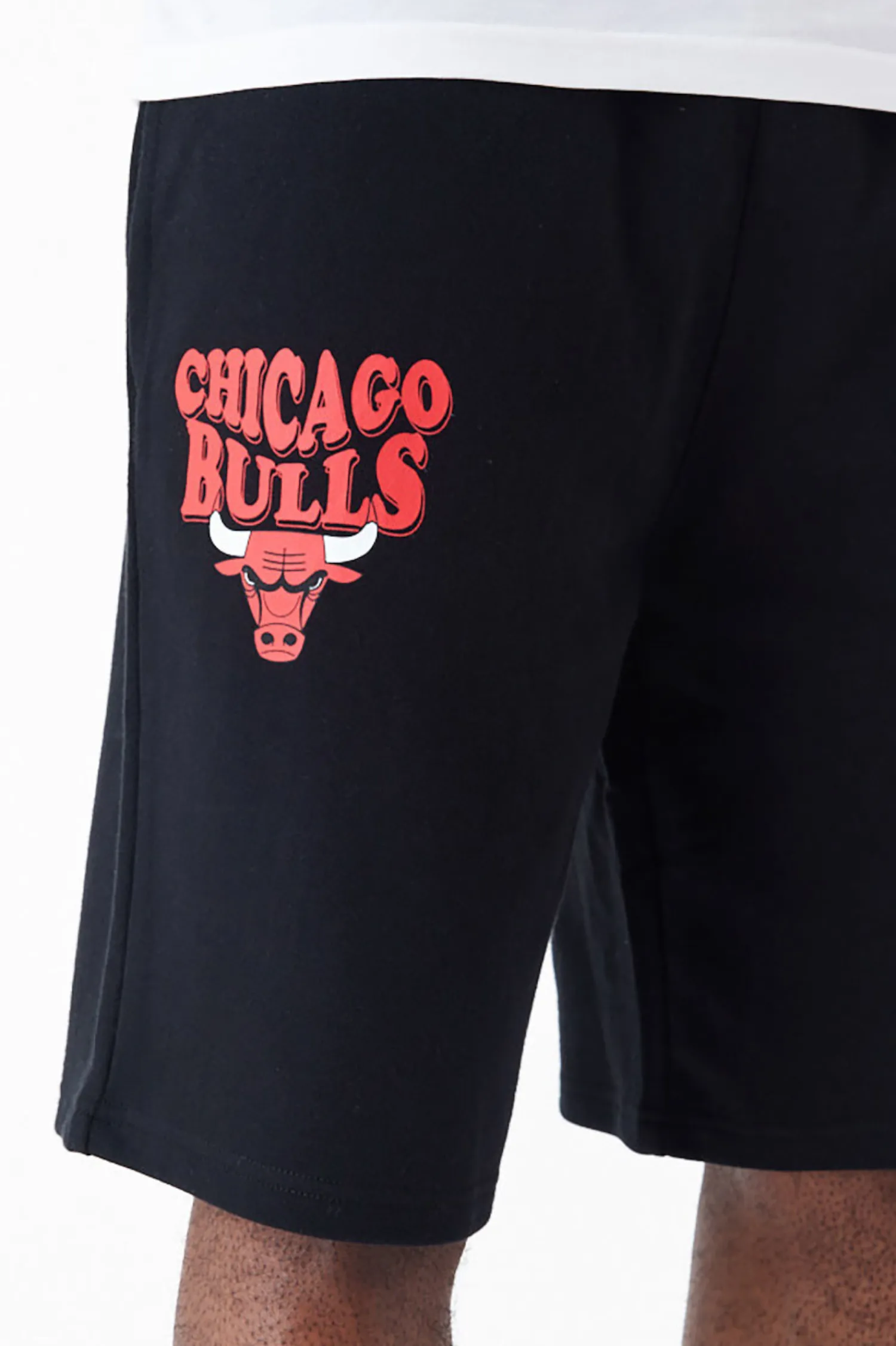 New Era Cap Szorty New Era Chicago Bulls NBA Script Oversized- Szorty Materiałowe